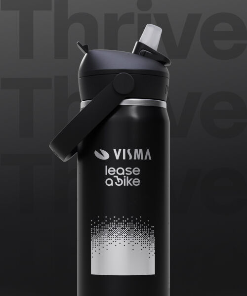 Close up of Visma Bottle